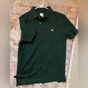 Men’s Green Brooks Brother performance polo